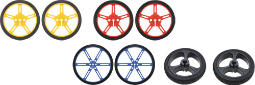 Pololu wheels, HY006-00301, HY006-00303, HY006-00304, HY006-00701, HY006-00702, HY006-01003 |EN|