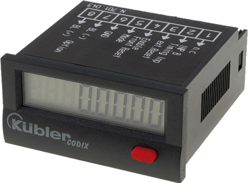 Counter: electronical; on panel; KÜBLER, CODIX-LCP-2, CODIX-LCP-1, CODIX-LCP-3 |EN|