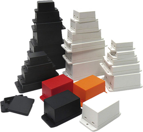 Gainta enclosures with fixation, NUB1057020BK, NUB1057020OR, NUB1057020RD, NUB1057020WH |EN|