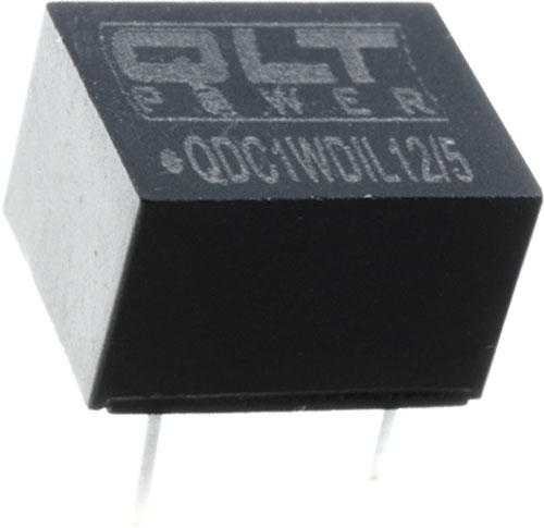 DC/DC 1W converters in DIL case, QDC1WDIL5/5, QDC1WDIL5/15, QDC1WDIL12/5, QDC1WDIL24/12 |EN|
