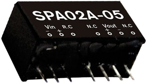 Convertitore: DC/DC; SPA; MEAN WELL, SPA02A-05, SPA02A-12, SPA02A-15, SPA02B-05, SPA02B-12 |IT|