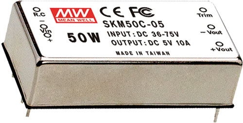 Converter: DC/DC; SKM50; MEAN WELL, SKM50B-05, SKM50B-12, SKM50B-15, SKM50C-05, SKM50C-12 |EN|
