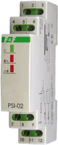 Adaptor: tensiune; F&F; Timp acţionare: 1s, PSI-02-230V, PSI-02-24V, PSI-02D-24V |RO|