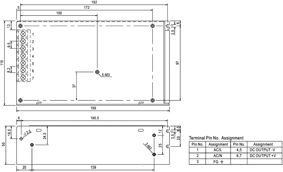 S15015 MEAN WELL Power supply switchedmode modular; 150W; 15VDC