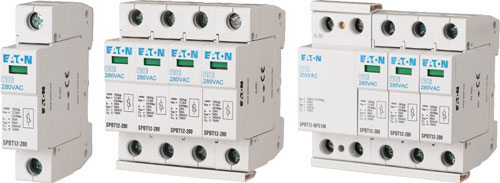 Type of protection: surge arrester; EATON ELECTRIC, SPBT12-280/1, SPBT12-280/2, SPBT12-280/3 |EN|