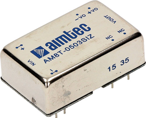 Converter: DC/DC; AIMTEC, AM8T-2403SZ, AM8T-2405SZ, AM8T-2412SZ, AM8T-2415SZ, AM8T-4805SZ |EN|