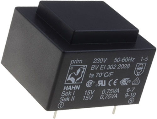Transformator: încapsulat; PCB; BVEI; HAHN, BVEI3012094, BVEI3012096, BVEI3012104, BVEI3012107 |RO|