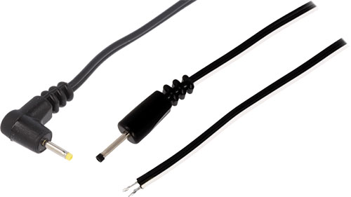 DC 0,7/2,35 plugs with cable, DC.CAB.0200.0150, DC.CAB.0201.0150 |EN|