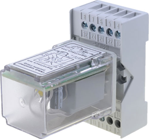 For DIN rail mounting, DPZ-2R/230VAC, DPZ-2R/24VAC, DPZ-2R/24VDC, DPZ-2RZP/230VAC |EN|