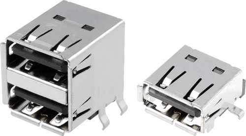 Connector; JST; on PCBs; Version: USB 2.0, UBA-4R-D14-4D, UBA-4R-D14T-4D, UBA-4R-S14HD-4S |EN|