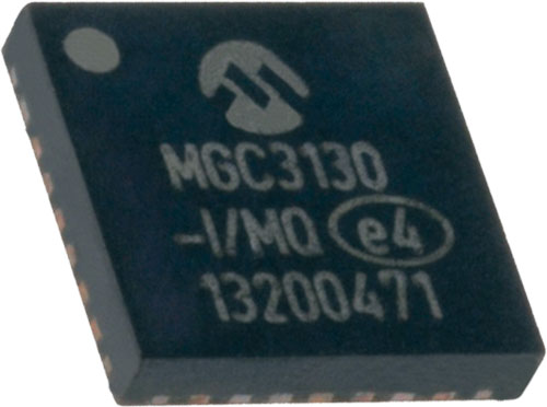 MICROCHIP TECHNOLOGY 3D Gesture Controllers, MGC3130-I/MQ, MGC3030-I/SS, MGC3140-I/MV |EN|