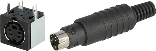 Connettore: DIN mini; LUMBERG, MP-371/S4, MJ-372/4, MP-371/S6, MJ-372/6, MP-371/S8, MJ-372/8 |IT|