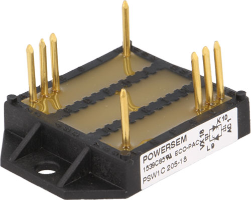 POWERSEM thyristor power modules, PSW1C100/06, PSW1C100/08, PSW1C100/12, PSW1C100/14 |EN|