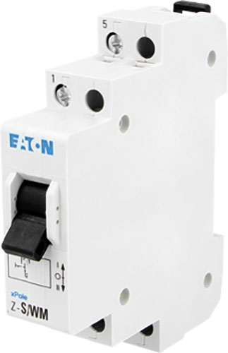 Toggle switch; for DIN rail mounting; EATON ELECTRIC, Z-S/WM, Z-S/2WM, Z-S/WTN, Z-S/2WTN |EN|