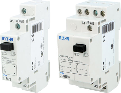 Relay: installation; monostable; EATON ELECTRIC, Z-R7/SS, Z-R8/S, Z-R8/SS, Z-R11/S, Z-R12/S |EN|