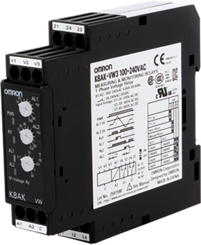 K8AK-VW; OMRON, K8AK-VW2-230, K8AK-VW2-24, K8AK-VW3-230, K8AK-VW3-24 |EN|