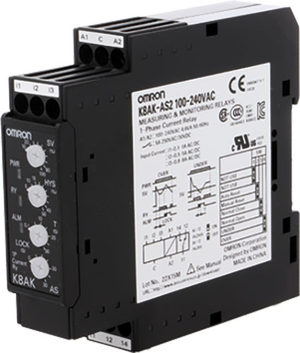 K8AK-AS; OMRON, K8AK-AS1-24, K8AK-AS1-230, K8AK-AS2-24, K8AK-AS2-230, K8AK-AS3-24, K8AK-AS3-230 |EN|