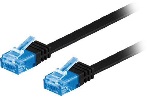Cable: patch cord; U/UTP; Cat 6a; GOOBAY, F.U/UTP6A-CU-005BK, F.U/UTP6A-CU-005BL |EN|