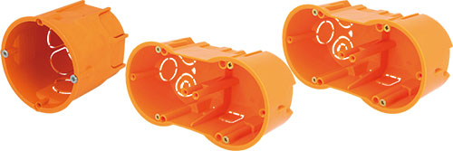 Junction box; polypropylene PP; plaster embedded; IP30, PW-A.0001LDP, PW-A.0002P, PW-A.0006LP |EN|