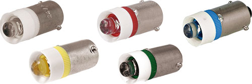 LED lamps with BA9S bayonet, LLED-B9 series, LLED-B9/6/W, LLED-B9/12/R, LLED-B9/12/G |EN|
