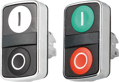 Switch: double; SCHNEIDER ELECTRIC, ZB4BA7120, ZB4BA7121, ZB4BA7340, ZB4BA7341, ZB4BL7340 |EN|