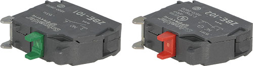 Accessoires d'interrupteurs: élément de contact; SCHNEIDER ELECTRIC, ZBE101, ZBE102, ZBE203 |FR|