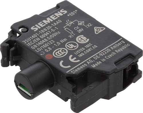 Illuminating unit; SIEMENS, 3SU1401-1BB40-1AA0, 3SU1401-1BC40-1AA0, 3SU1401-1BF40-1AA0 |EN|