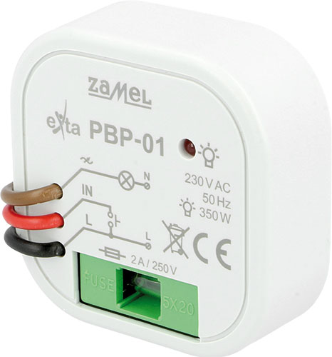 Relay: installation; bistable, impulse; ZAMEL, PBP-01, PBP-03, PBP-05, PBP-04 |EN|