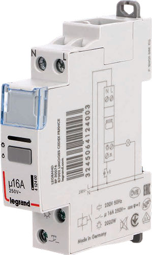 Relay: installation; impulse, bistable; LEGRAND, 412400, 412401, 412405, 412408, 412410, 412412 |EN|