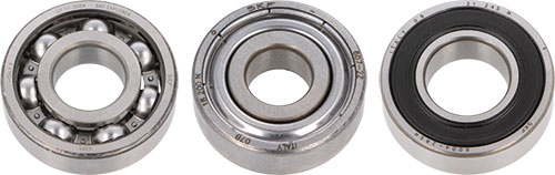 Roulement: à bille, à une rangée; SKF, SKF6001-2RSH, SKF6001-2RSH/C3, SKF6001-2Z, SKF6001-2Z/C3 |FR|