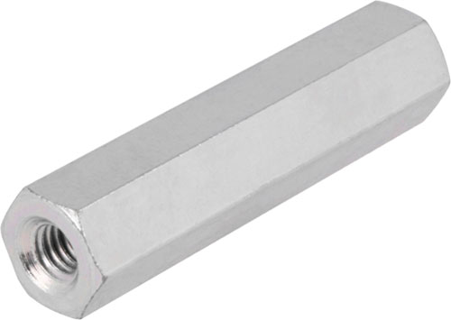 Screwed spacer sleeve; steel; DREMEC, TFF-M2X5/DR121, TFF-M2X6/DR121, TFF-M2X7/DR121 |EN|