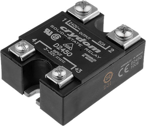 Relay: solid state; 1-phase; SENSATA / CRYDOM, A2410, A2410-10, A2410-B, A2410E, A2410E-10 |EN|