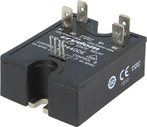 Tip releu: semiconductor; Producător: SENSATA / CRYDOM, D2425DE, D2440DE, H12D4825DE |RO|