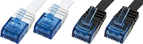Patchcordes Logilink U/UTP de catégorie 5e, plats, CP0132, CP0132B, CP0133B, CP0134B, CP1041R |FR|