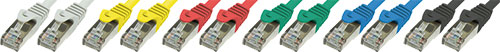 Cable: patch cord; SF/UTP; Cat 5e; LOGILINK, CP1012D, CP1013D, CP1014D, CP1015D, CP1016D |EN|