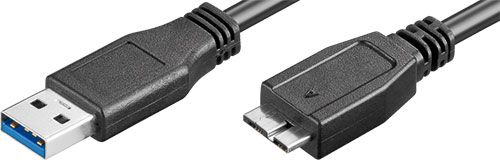 Goobay USB A-USB B micro cables, USB3.0-MICBM/0.5, USB3.0-MICBM/1.0, USB3.0-MICBM/1.8 |EN|