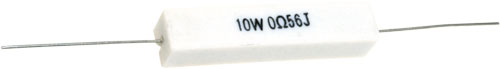 Drátové rezistory tmelené 10 W, AX10W-0R1, AX10W-0R22, AX10W-0R33, AX10W-0R56, AX10W-1R |CS|