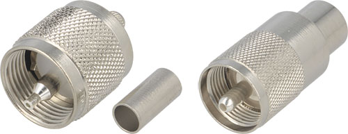 Conector: UHF (PL-259); TELEGÄRTNER, J01040A0001, J01040A0006, J01040A0009, J01040A0010 |PT|
