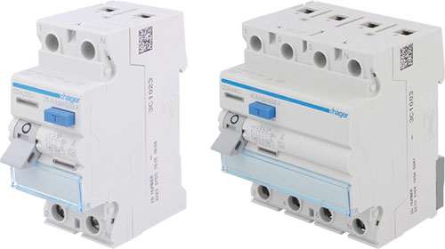 RCD breaker; HAGER, CCA216J, CDA216J, CDA225J, CDA240D, CDA240J, CDA263J, CDA425J, CDA440D |EN|