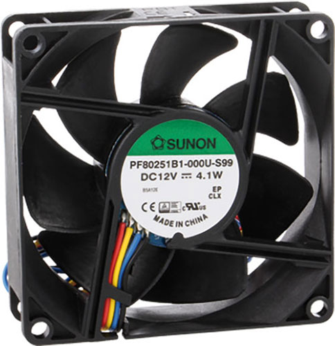 Fan: DC; SUNON, GF92382B1-QEP-LIN, PF36281BX-S99, PF38281B1-S99, PF40281B1-S99, PF40561B1-S99 |EN|