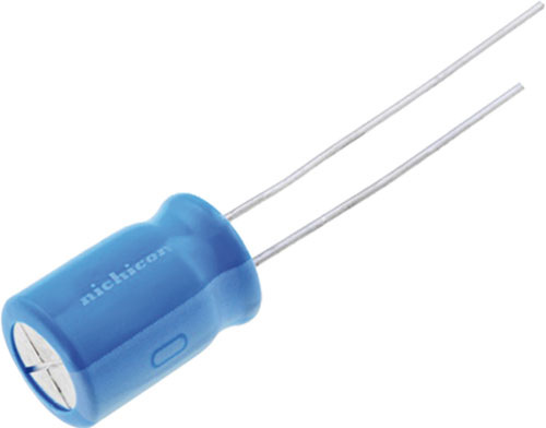 Capacitor: electrolytic; THT; NICHICON, UBT1H010MPD8, UBT1H2R2MPD8, UBT1H3R3MPD8, UBT1H4R7MPD8 |EN|