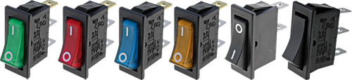 Switch: ROCKER; SCI, RS1391FBB0, RS1391ABB2, RS1391DBB7, RS1391IBB7, RS1391BBR2N2, RS1391BBG2N2 |EN|