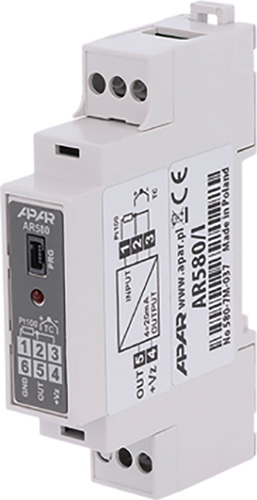 Prevodník: teploty; APAR, AR580/I, AR580/U |SK|