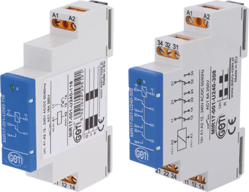 Relay: installation; for DIN rail mounting; DOBRY CZAS, MIR17-001-U240-116, MIR17-001-U240-208 |EN|