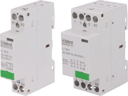 Contactor; ISKRA, IKD20-01/230V, IKD20-01/24V, IKD20-10/230V, IKD20-10/24V, IKD225-01/230V |EN|