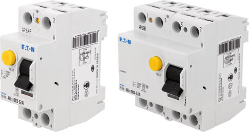 RCD breaker; type G; EATON ELECTRIC, PFIM-25/2/003-G, PFIM-40/2/003-G, PFIM-100/4/003-G |EN|