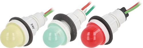 Indicator: LED; prominent; POLAM-ELTA, LG-D16H-24AC/DC, LR-D16H-24AC/DC, LY-D16H-24AC/DC |EN|
