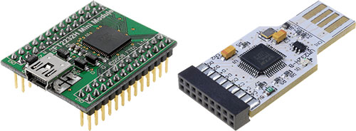Development modules fo H-chip series by FTDI, UM232H-B, UM232H-B-WE, UM232H, FT2232HQ-MODULE |EN|
