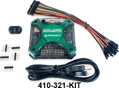 Digilent - PC based oscilloscopes, 410-321-KIT, 410-244P-KIT, 410-338, 410-324, 471-018 |EN|
