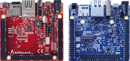 Ordinateurs mono PCB, GRINN, CHILIBOARD, CHILIBOARD-PRO, LITEBOARD-IND, ASTRAEVB-1680 |FR|